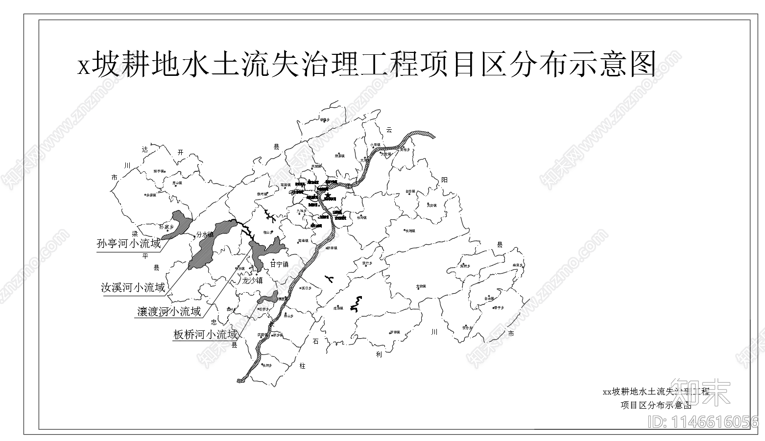 坡耕地水土流失治理工程单体图cad施工图下载【ID:1146616056】