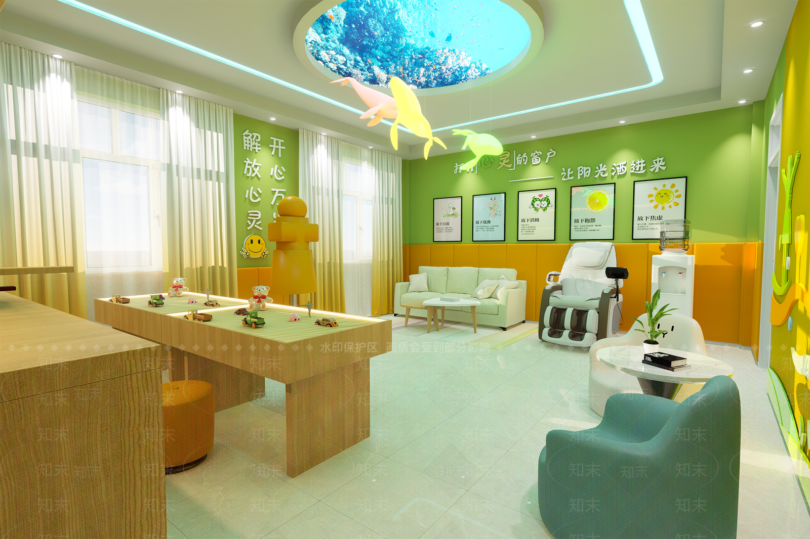 心理咨询室SU模型下载【ID:1147499776】