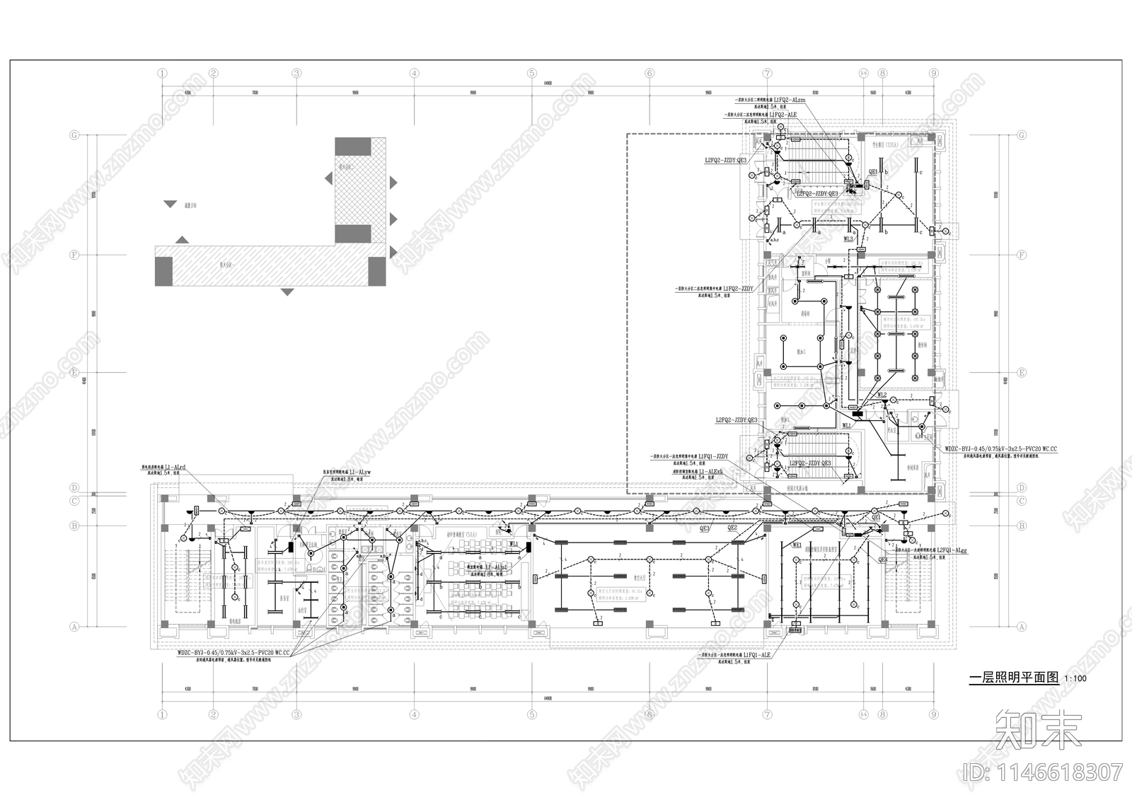 拾万实验学校建筑cad施工图下载【ID:1146618307】