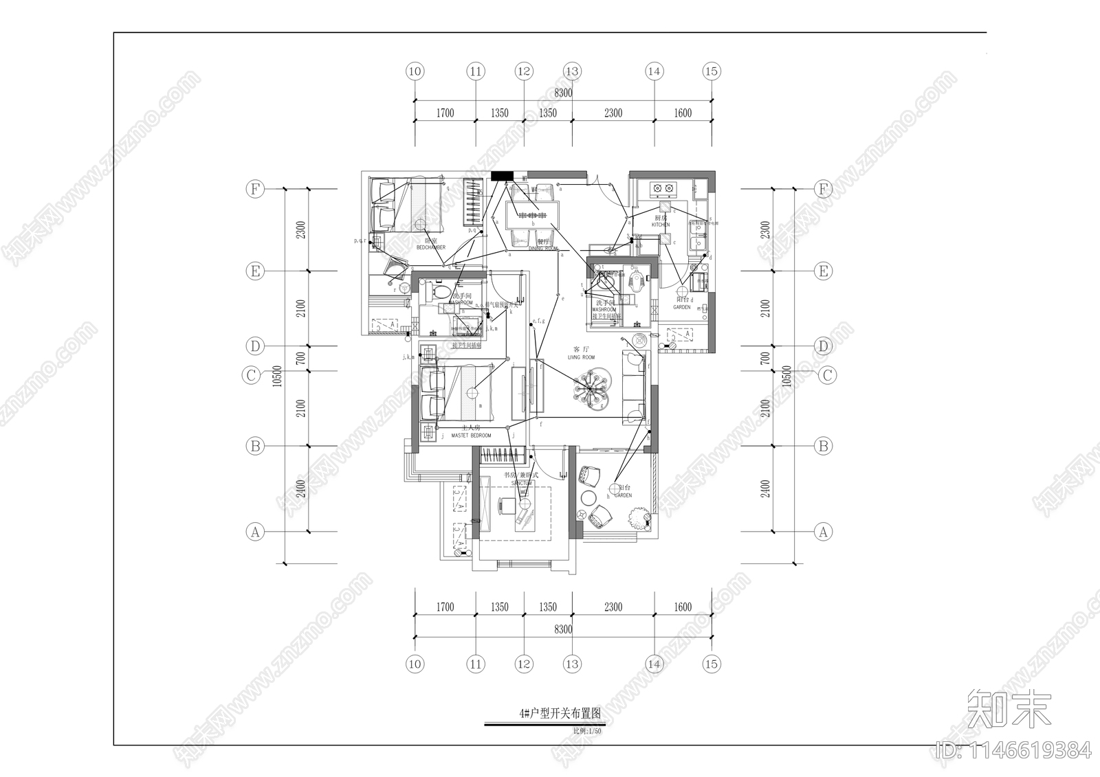 重发置业公司保障房室内cad施工图下载【ID:1146619384】