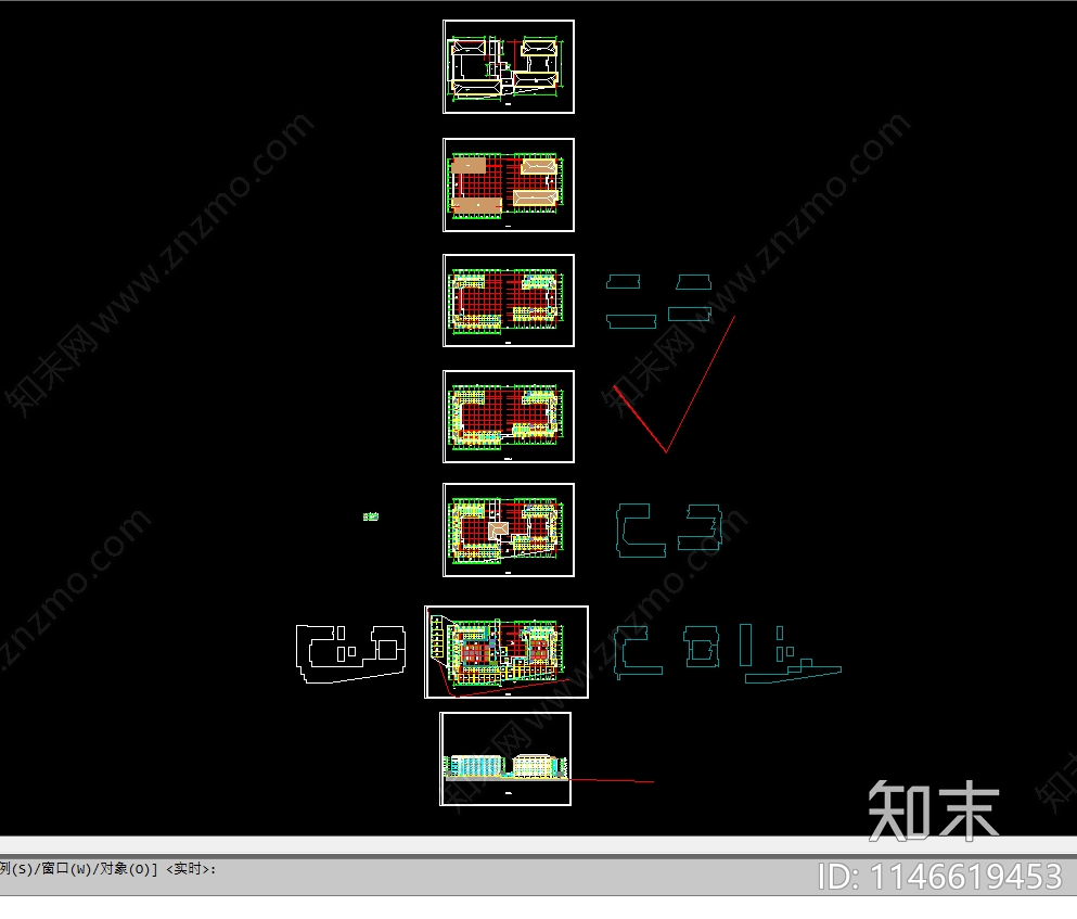 学生宿舍建筑cad施工图下载【ID:1146619453】