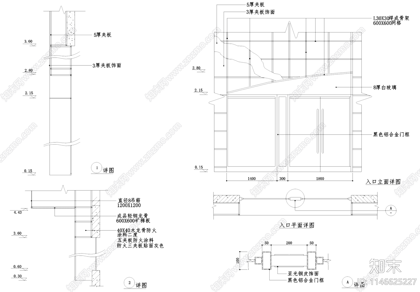 保龄球馆运动中心室内cad施工图下载【ID:1146625227】