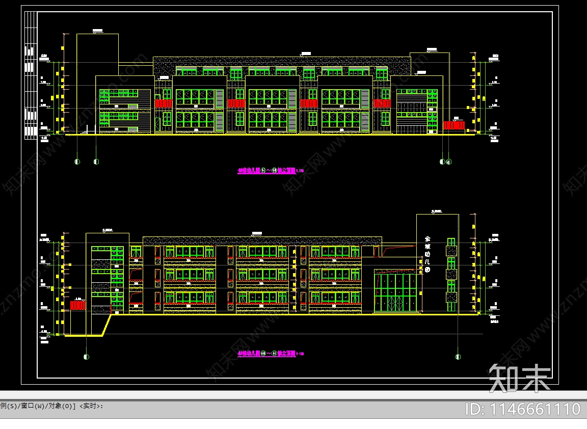 托儿所建筑cad施工图下载【ID:1146661110】