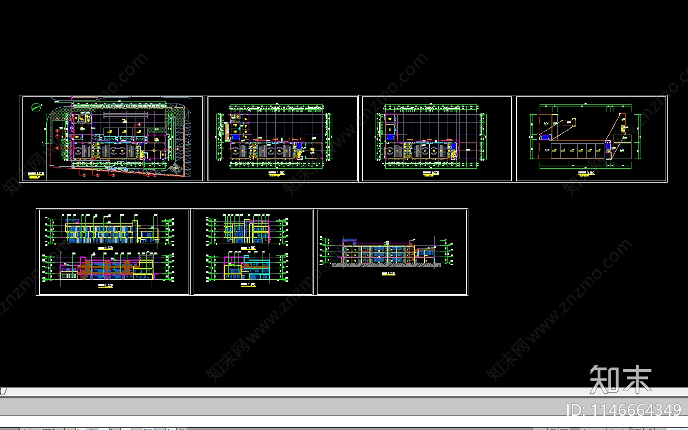 幼儿园建筑cad施工图下载【ID:1146664349】