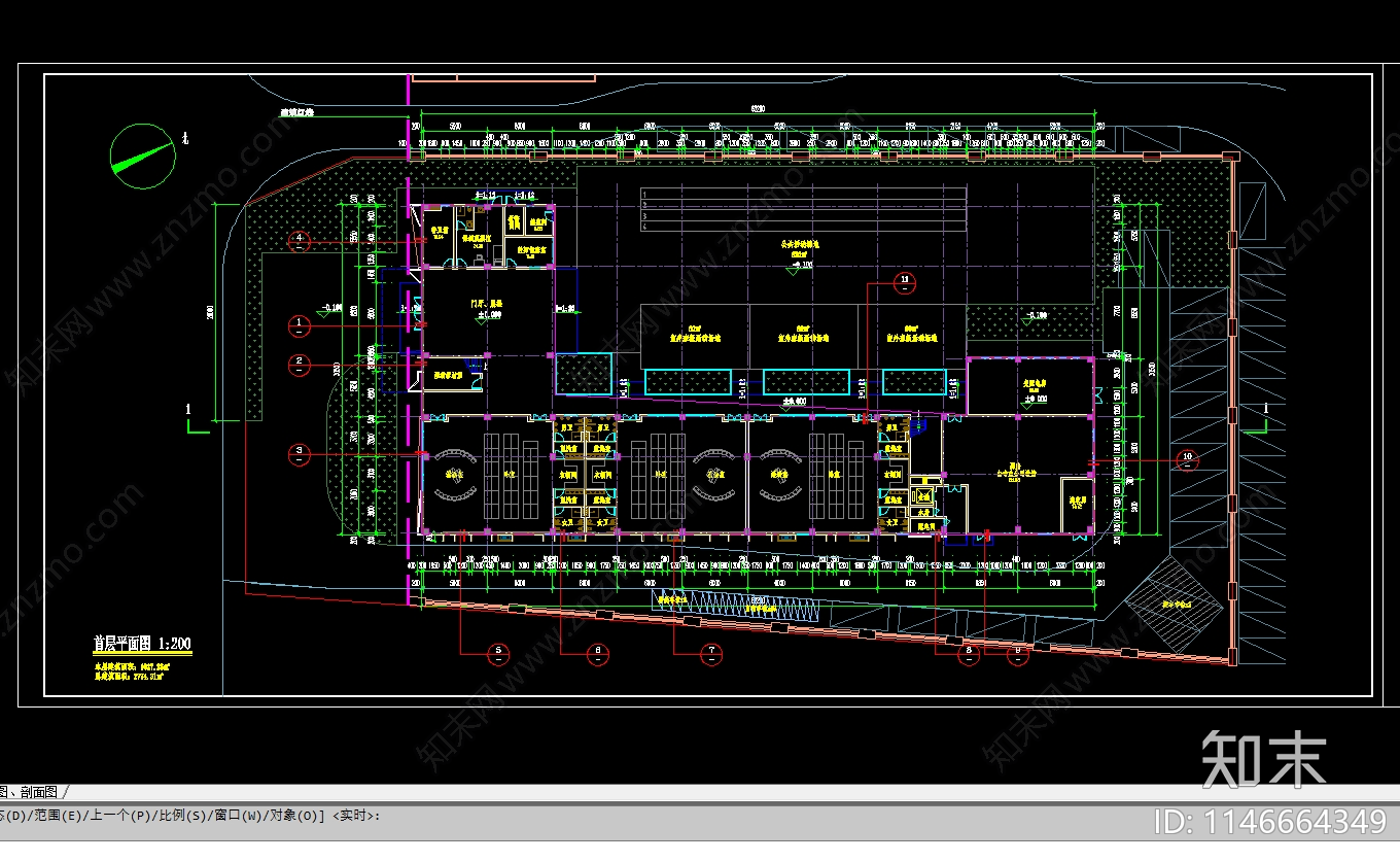 幼儿园建筑cad施工图下载【ID:1146664349】