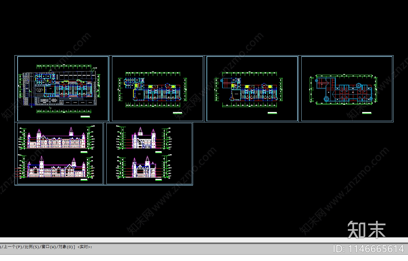 幼儿园建筑cad施工图下载【ID:1146665614】