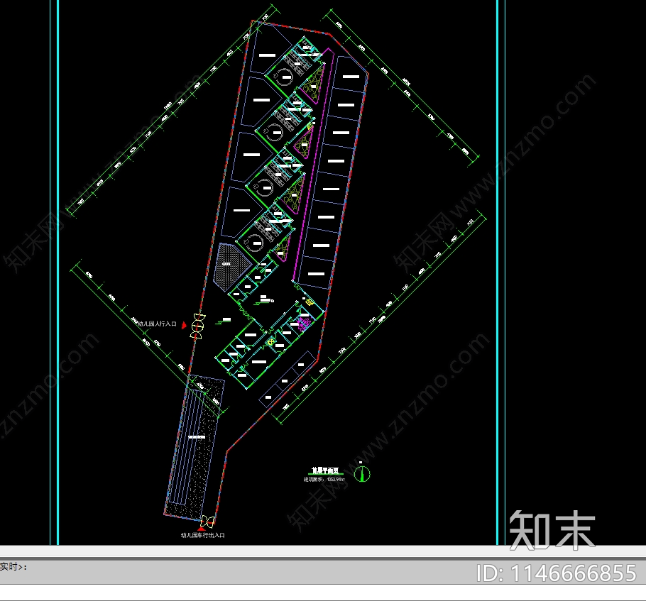 幼儿园建筑cad施工图下载【ID:1146666855】