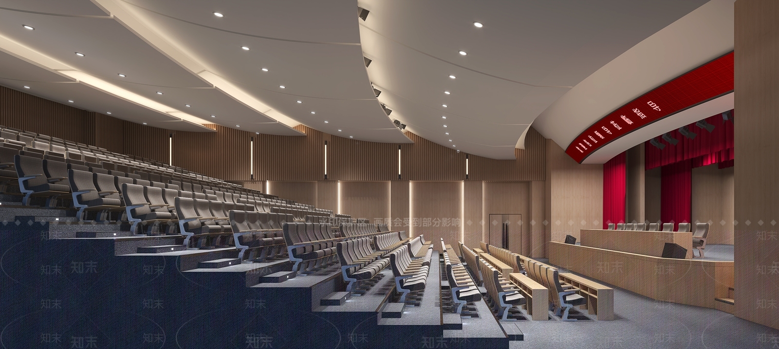 现代报告厅3D模型下载【ID:1146673893】