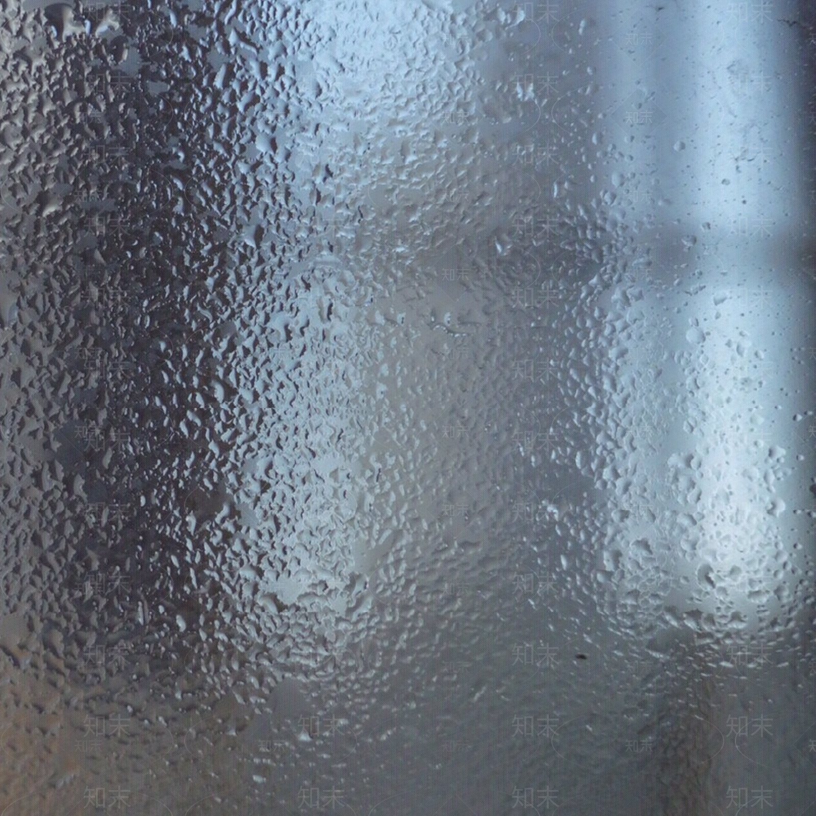窗户玻璃上结冰的水珠贴图下载【ID:1146681445】