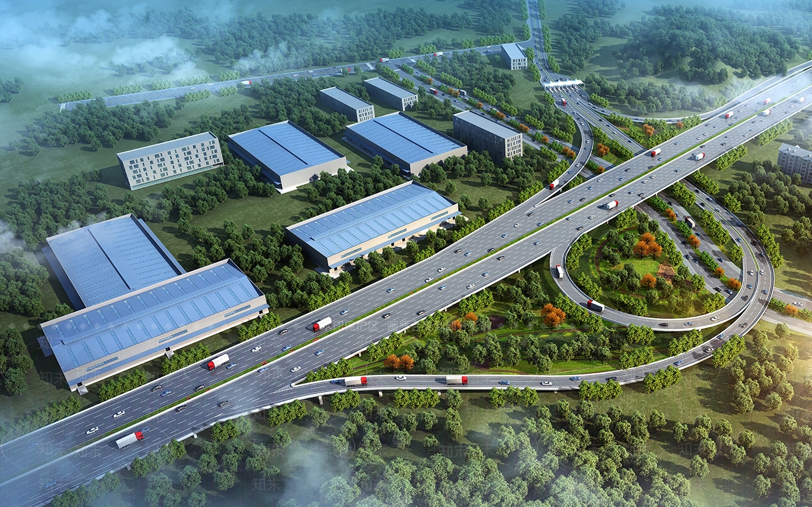现代道路SU模型下载【ID:1146700297】
