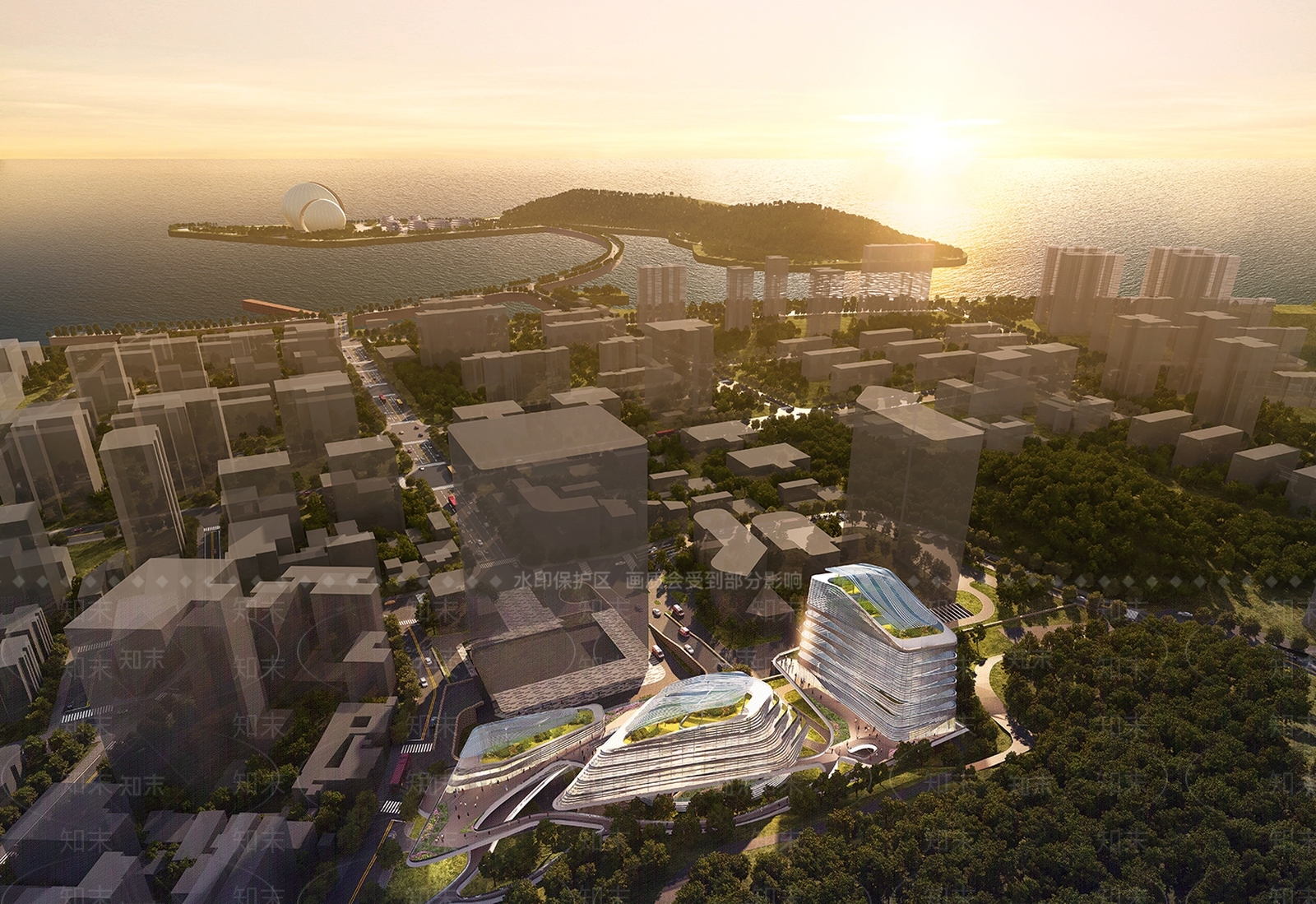 现代医疗建筑SU模型下载【ID:1146702988】