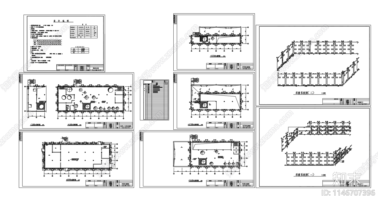 厂房车间采暖系统施工图下载【ID:1146707396】