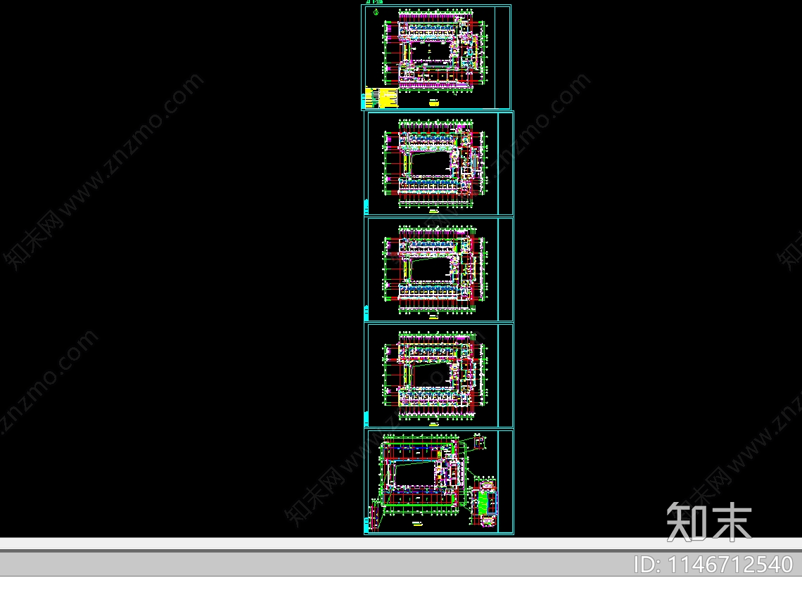 养老公寓总平图cad施工图下载【ID:1146712540】