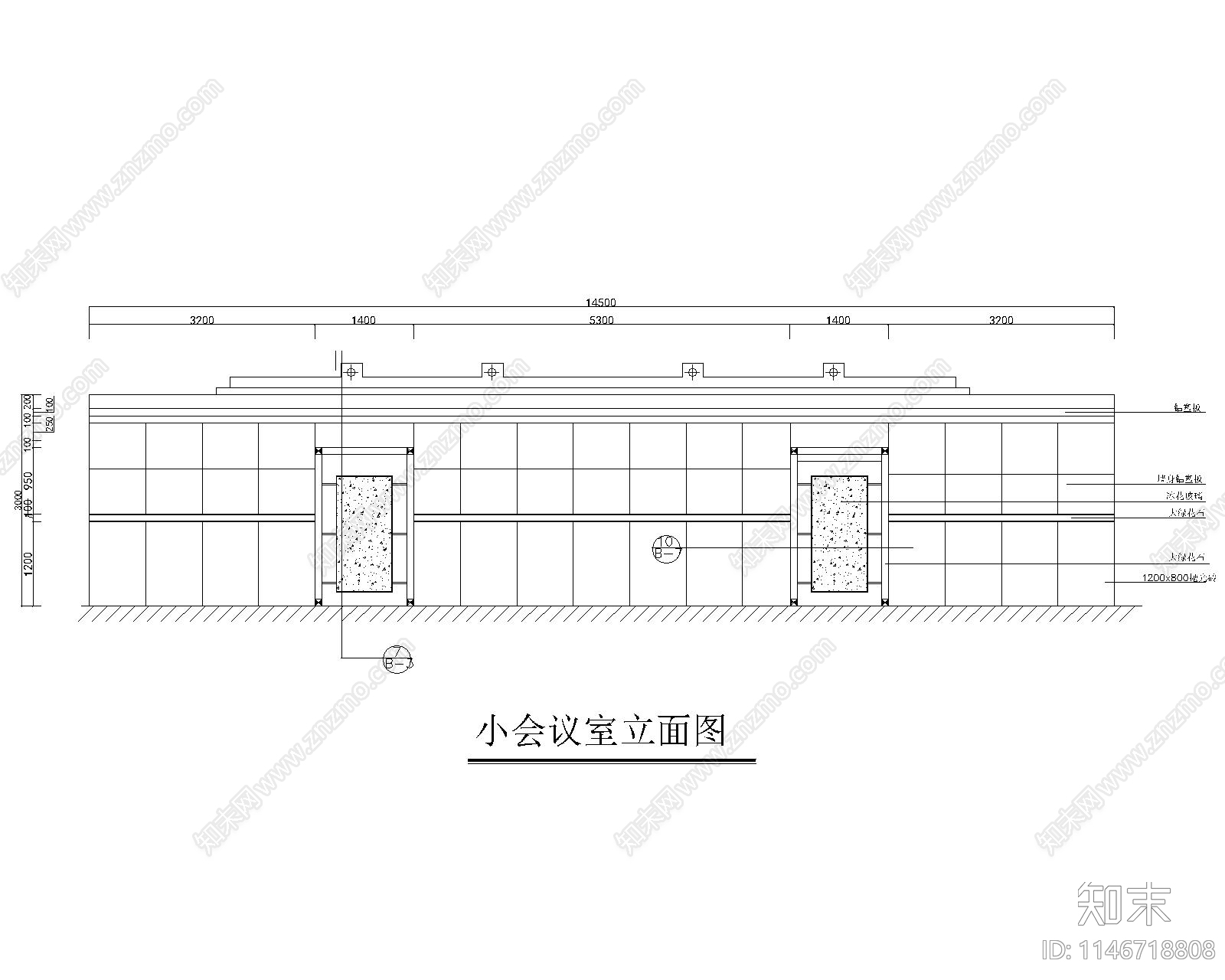 机场作战指挥室室内cad施工图下载【ID:1146718808】