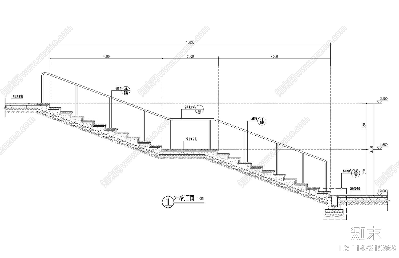 儿童滑梯做法cad施工图下载【ID:1147219863】