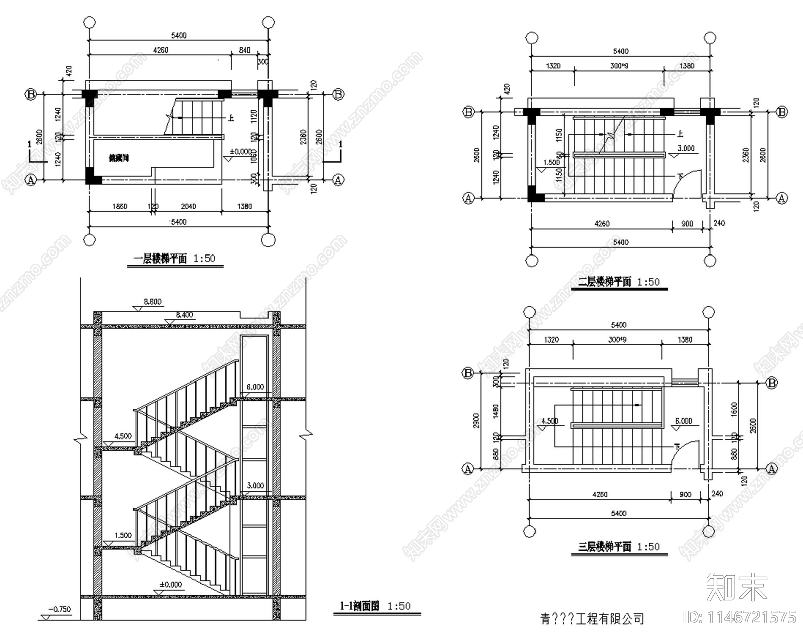 别墅式疗养院建筑施工图下载【ID:1146721575】