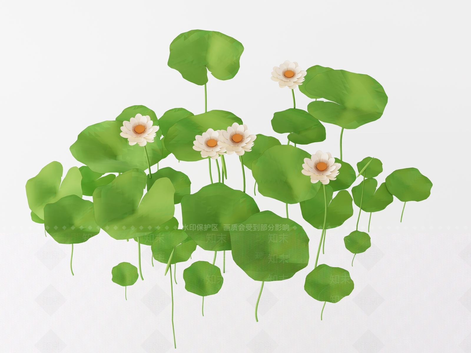 莲花SU模型下载【ID:1146723445】