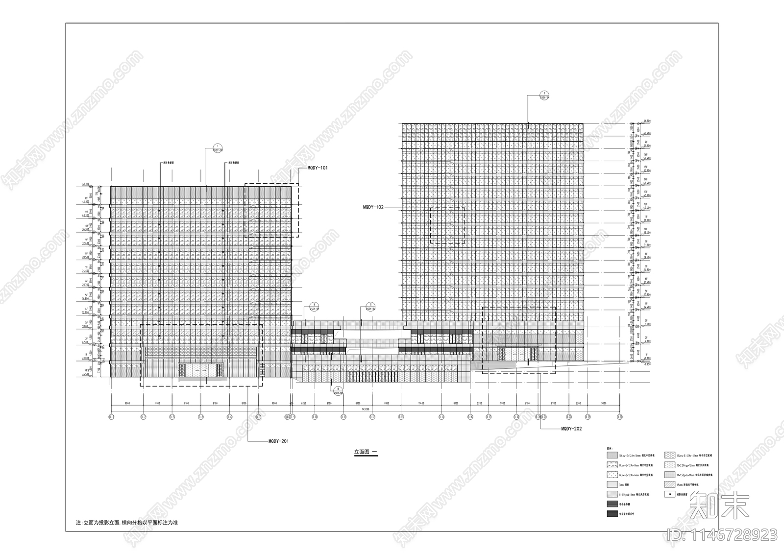双堰公交站场及上盖项目建筑cad施工图下载【ID:1146728923】