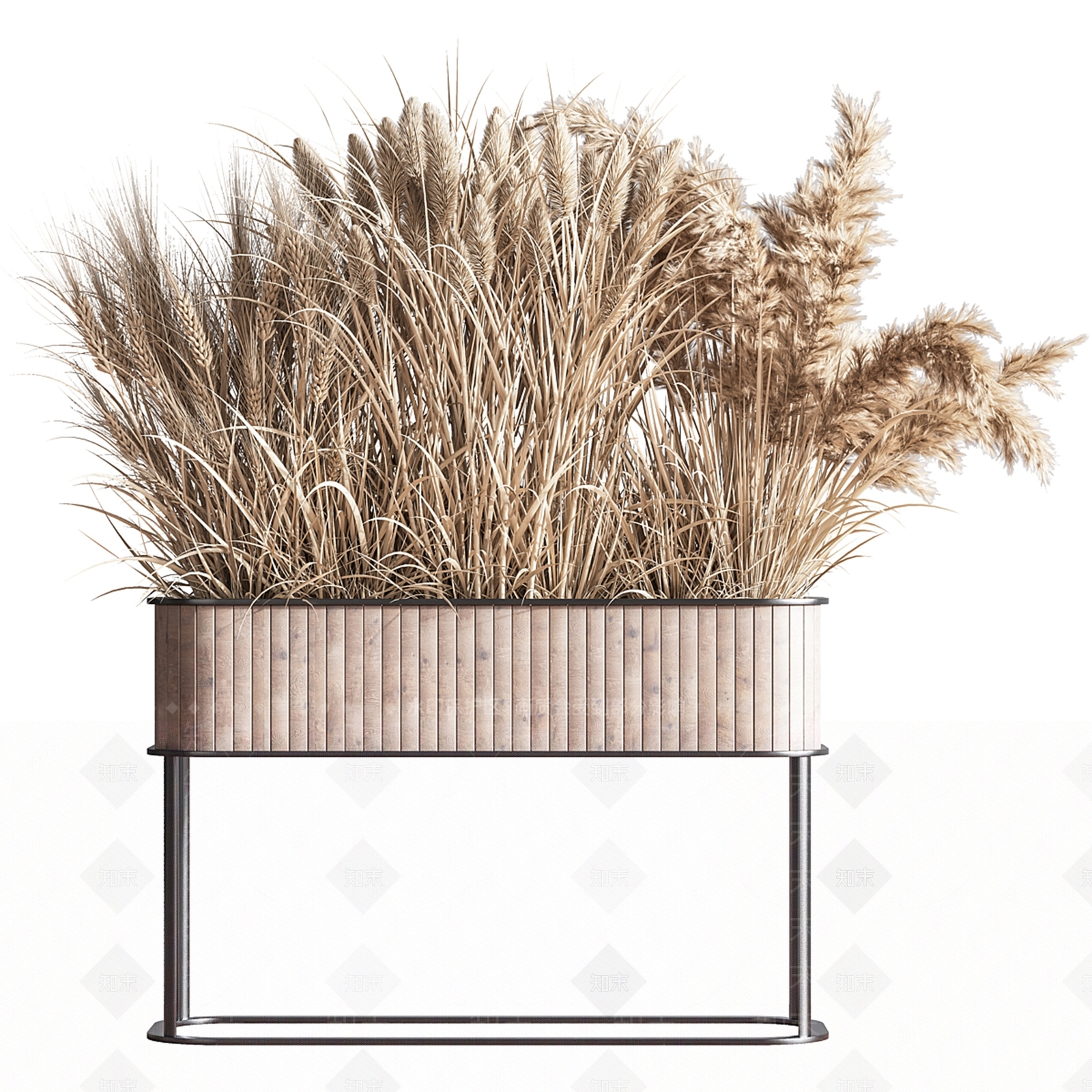 芦苇植物花箱SU模型下载【ID:1146728162】