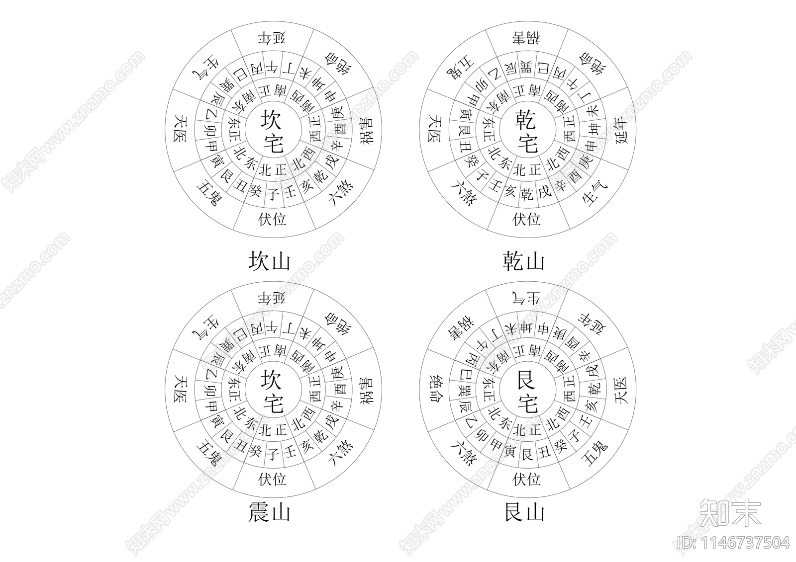 风水罗盘施工图下载【ID:1146737504】