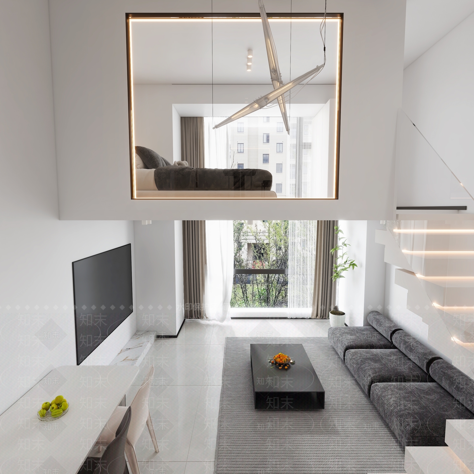 Loft公寓3D模型下载【ID:1147566455】