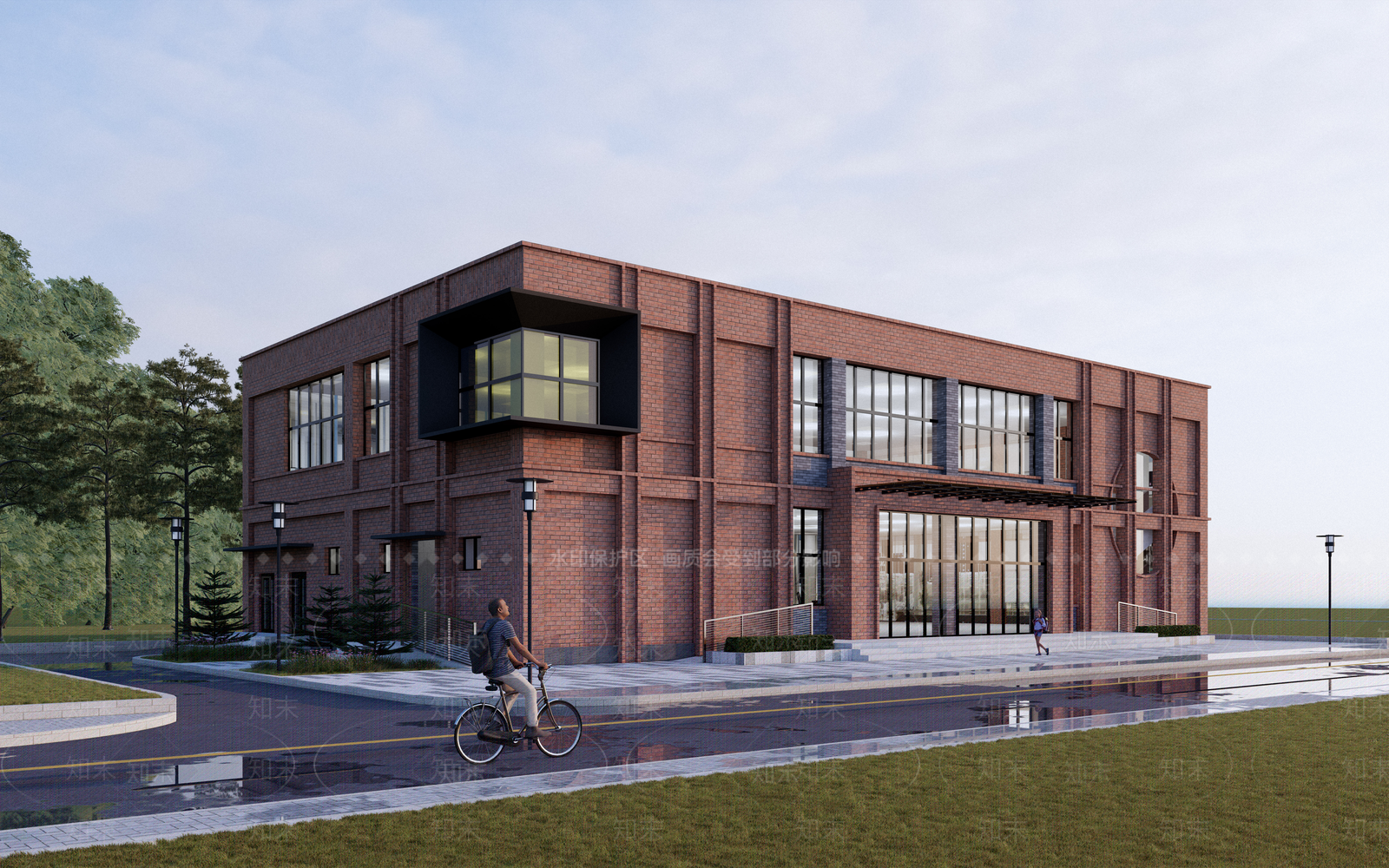 现代学生食堂SU模型下载【ID:1146749411】