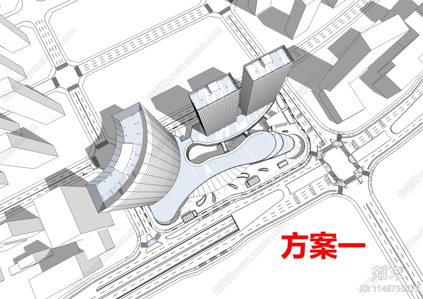 中山华发十字门会展四路建筑规划方案文本下载【ID:1146755079】