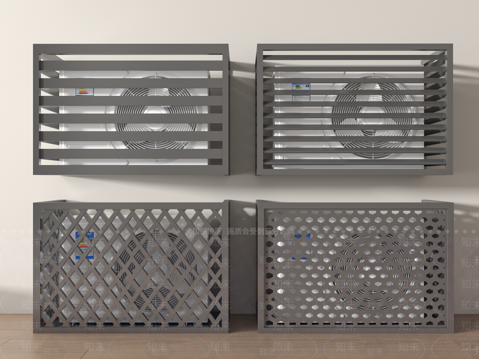 现代空调外机3D模型下载【ID:1146755264】