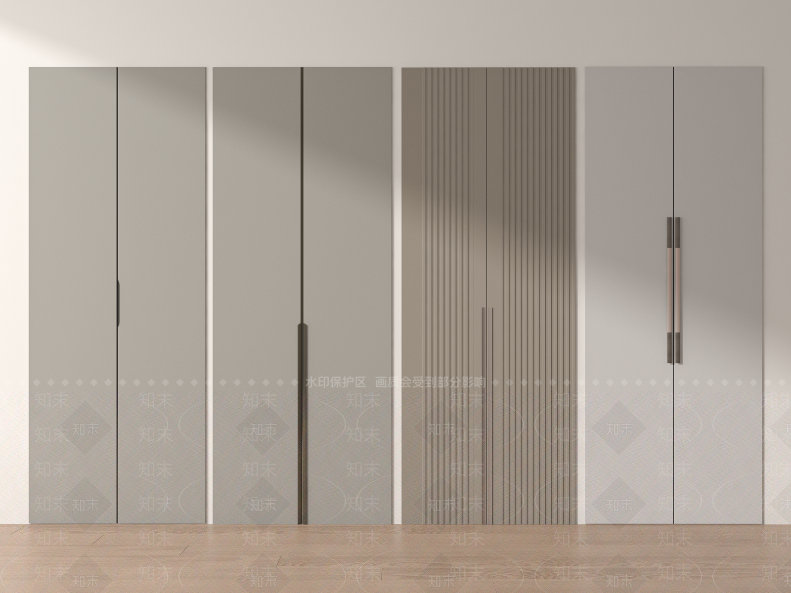 现代门板3D模型下载【ID:1146755314】