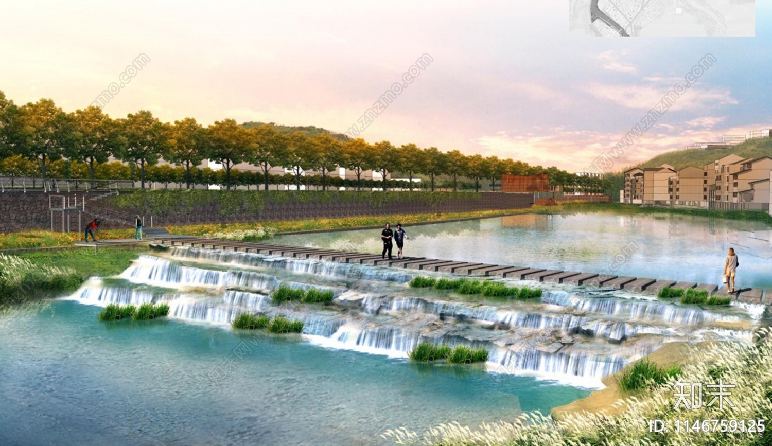 拦河堰详图cad施工图下载【ID:1146759125】