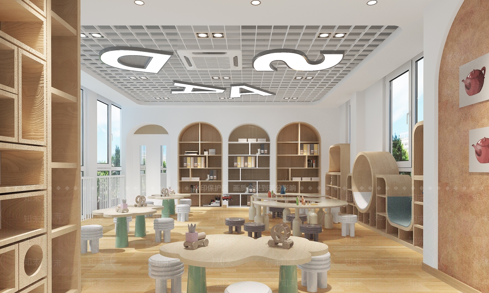 现代儿童活动室SU模型下载【ID:1146762832】