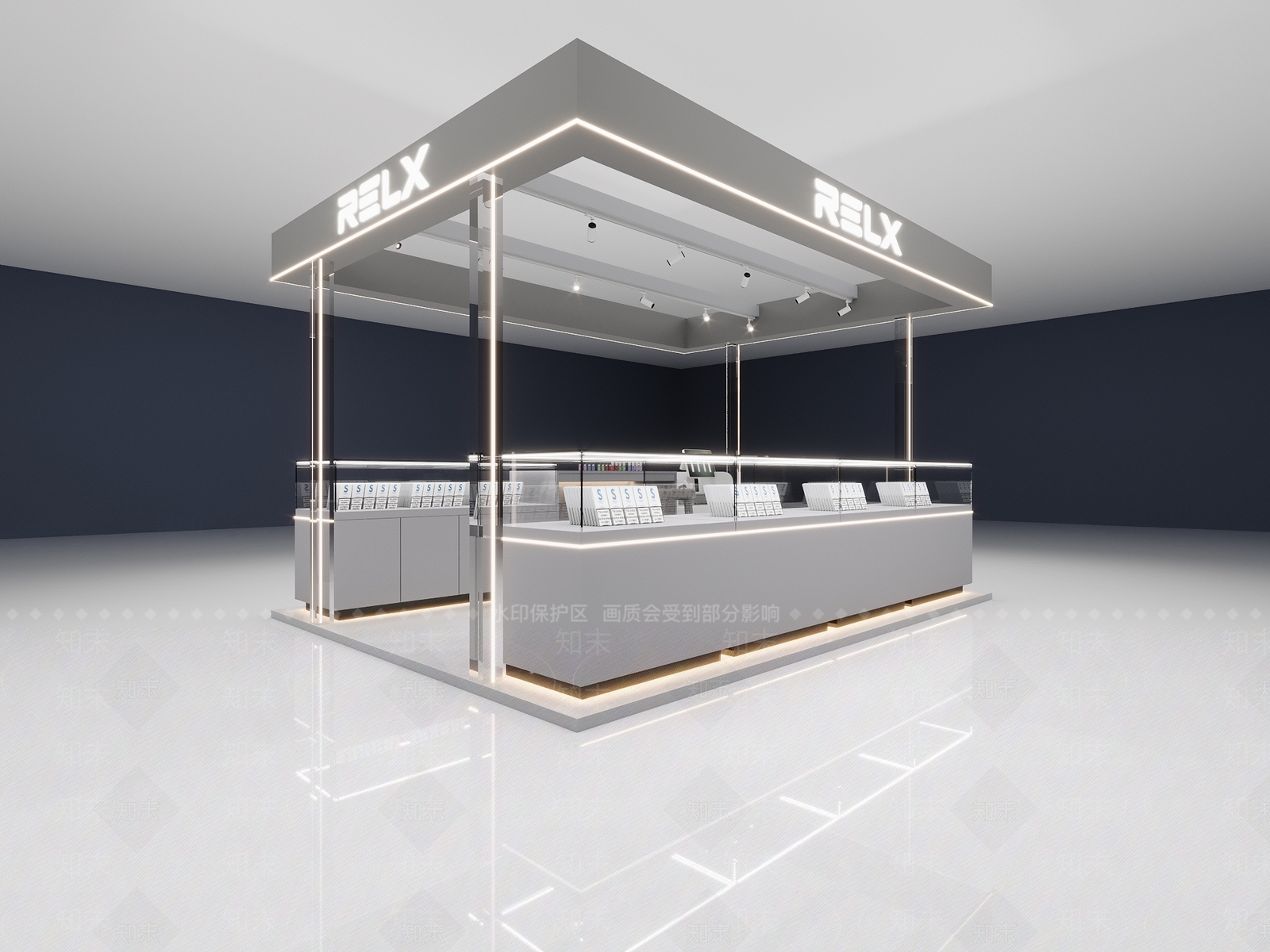 电子烟展厅3D模型下载【ID:1146776368】