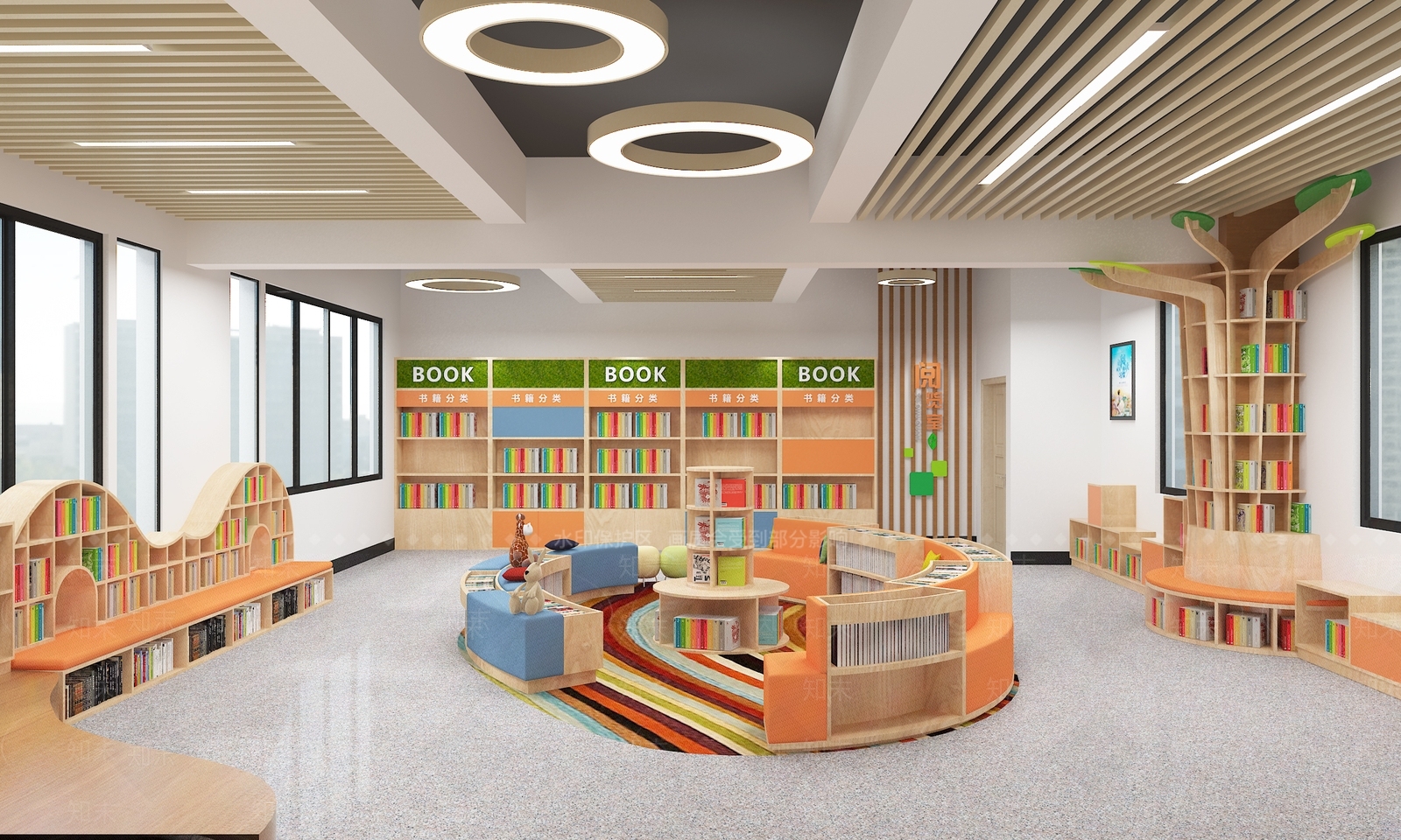 图书室3D模型下载【ID:1146778744】