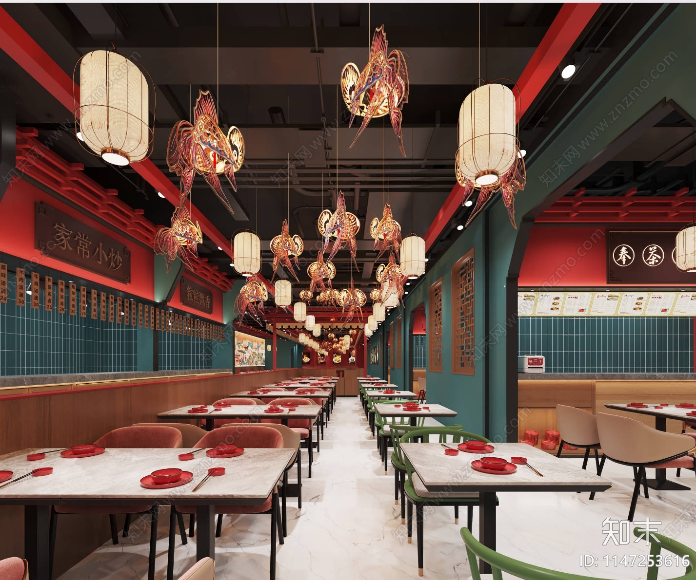 八婺市集陆港店cad施工图下载【ID:1147253616】
