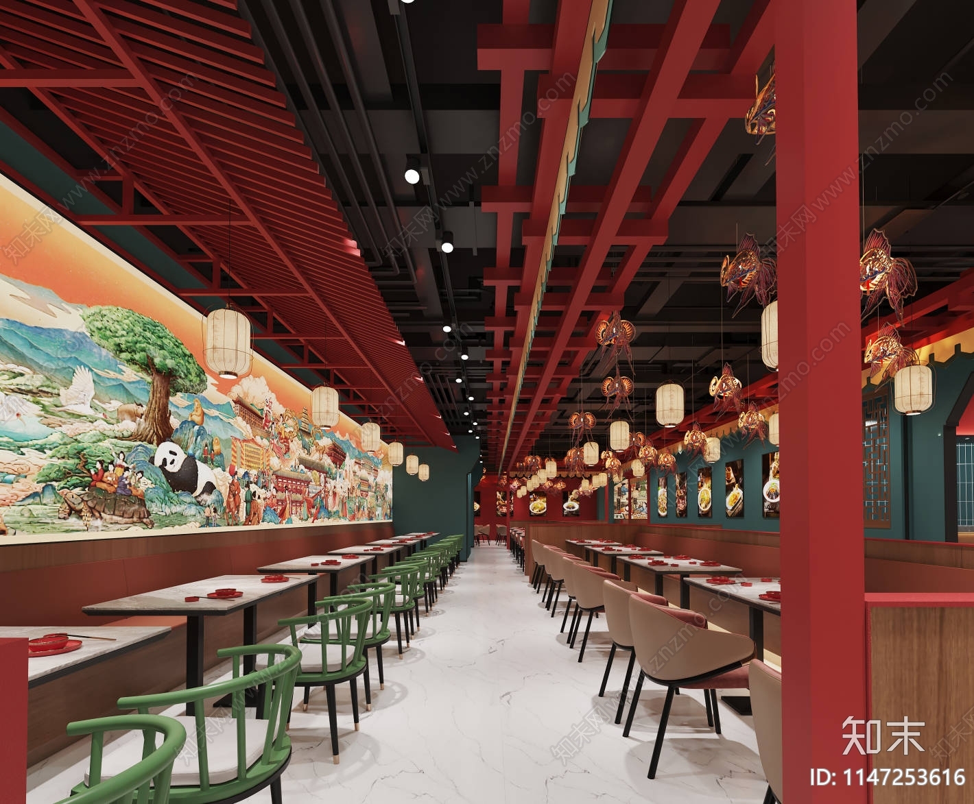 八婺市集陆港店cad施工图下载【ID:1147253616】