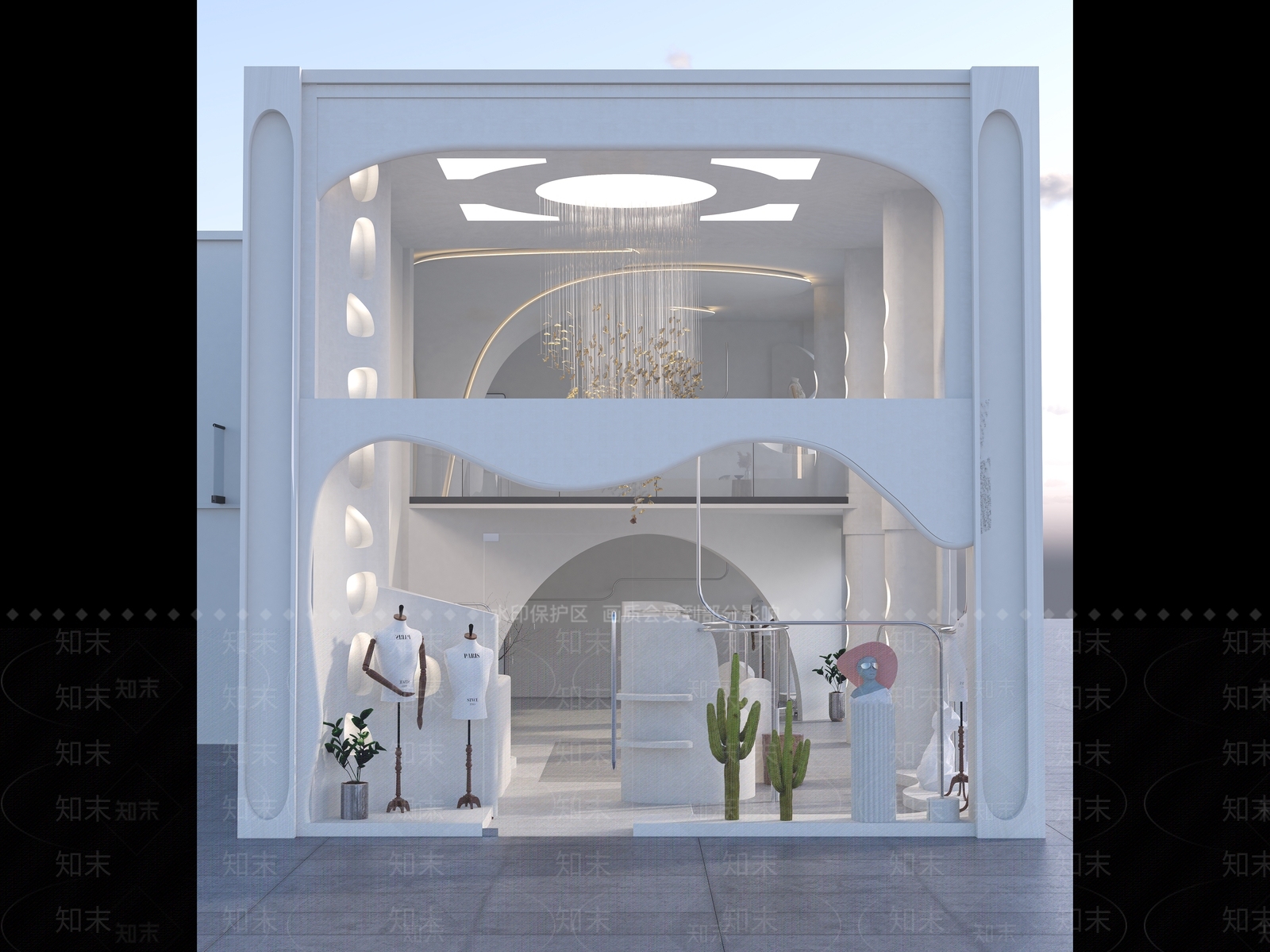 服装店3D模型下载【ID:1146799202】