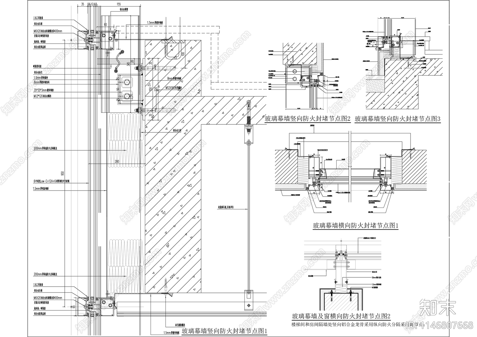 某会所建筑cad施工图下载【ID:1146807668】