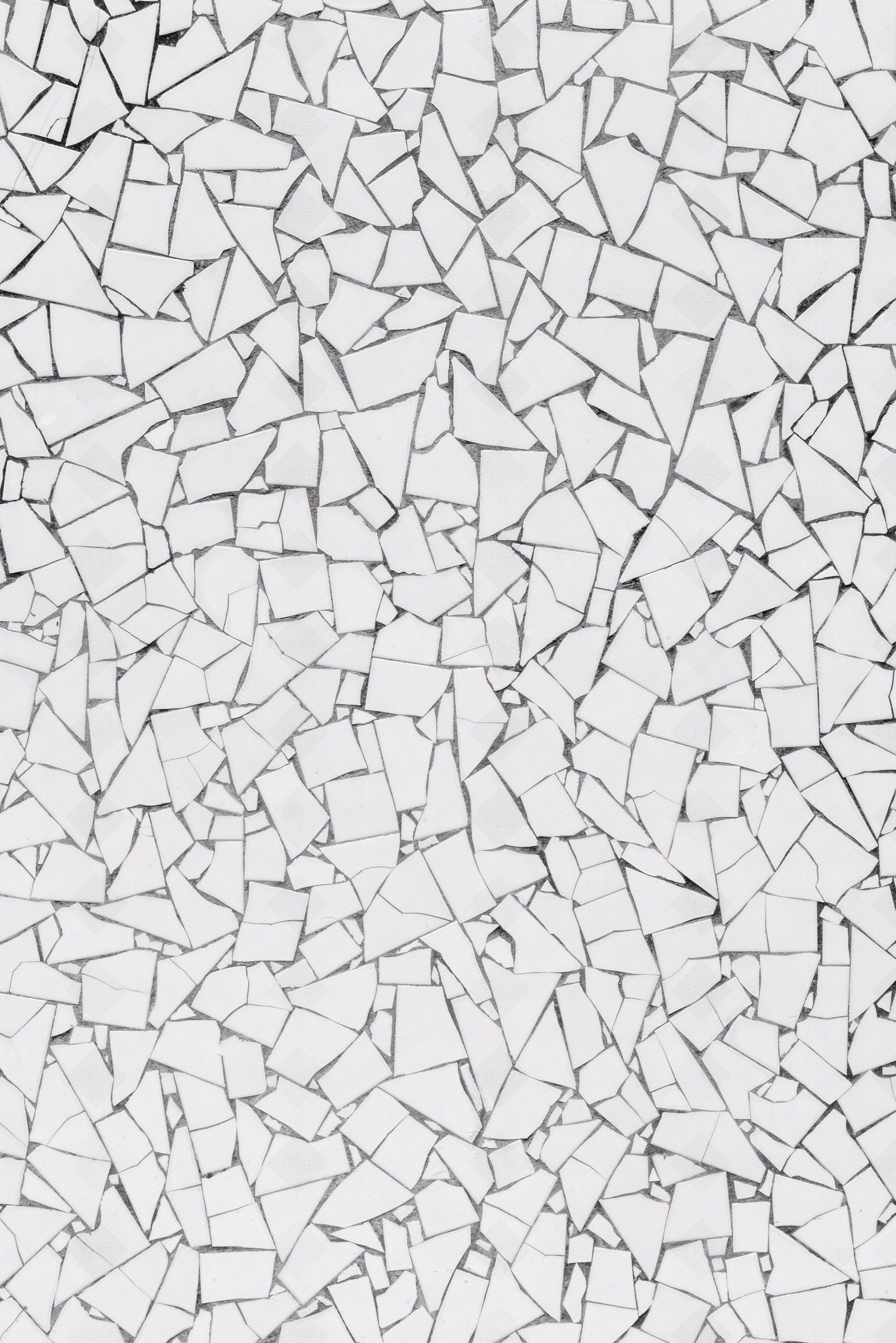 白色碎瓦片马赛克贴图下载【ID:1146819378】