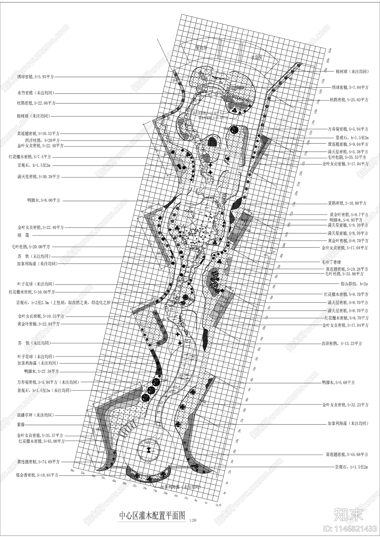 小公园园林cad施工图下载【ID:1146821433】