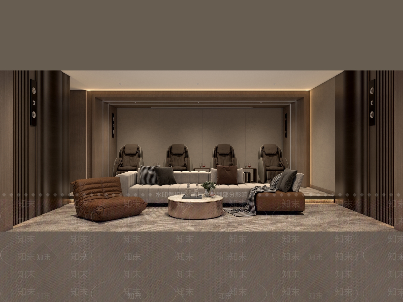 观影室3D模型下载【ID:1146826523】