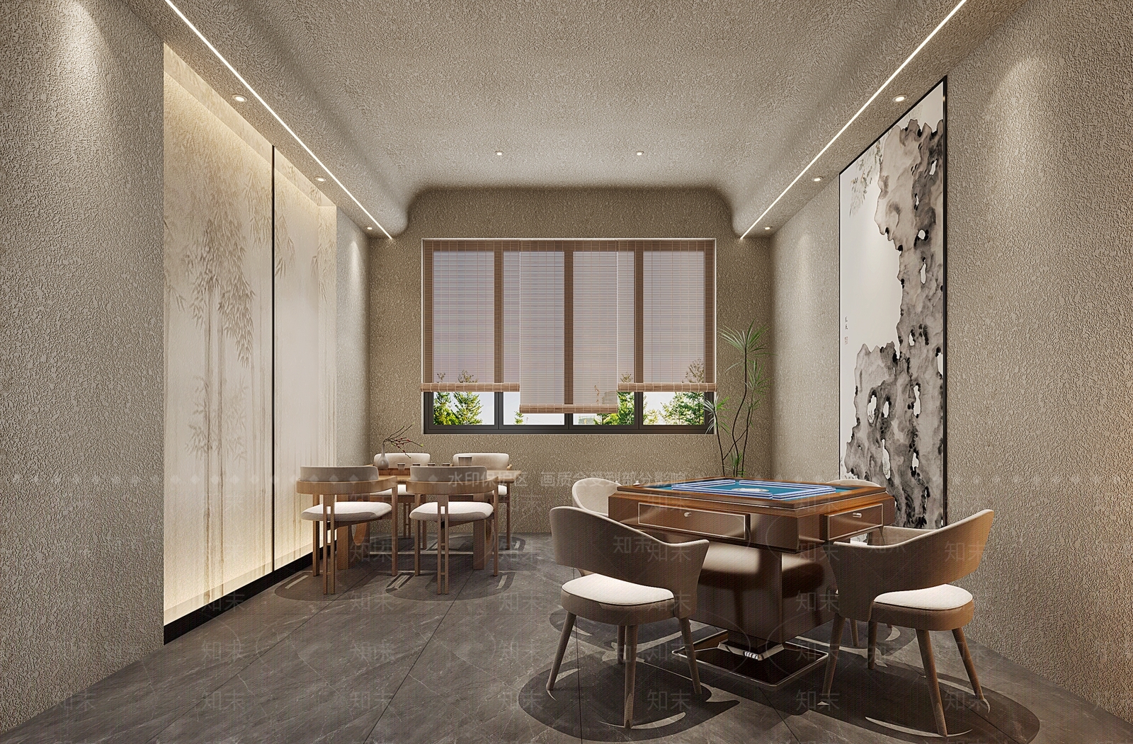 新中式茶餐厅3D模型下载【ID:1146826433】