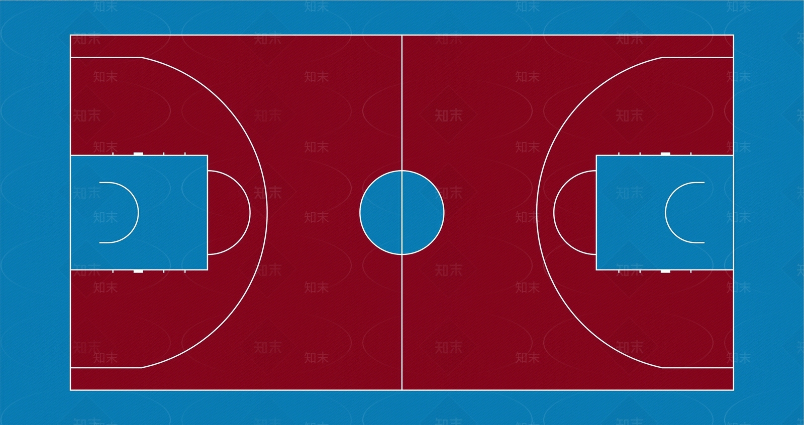 现代篮球场创意球场运动场地活力运动区贴图下载【ID:1147671290】