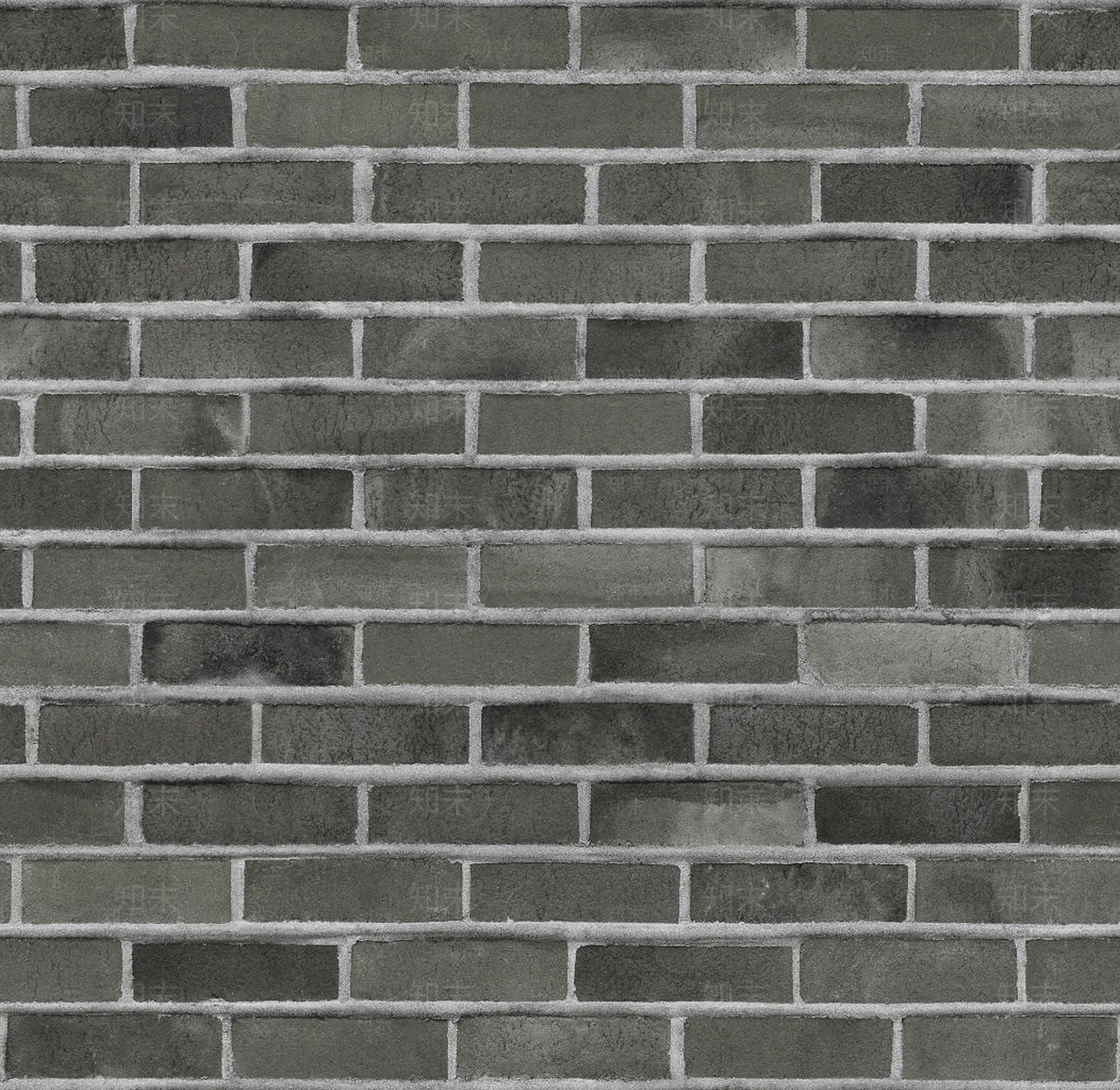 无缝青砖灰砖彩色砖墙复古砖墙青色外墙砖贴图下载【ID:1146839889】