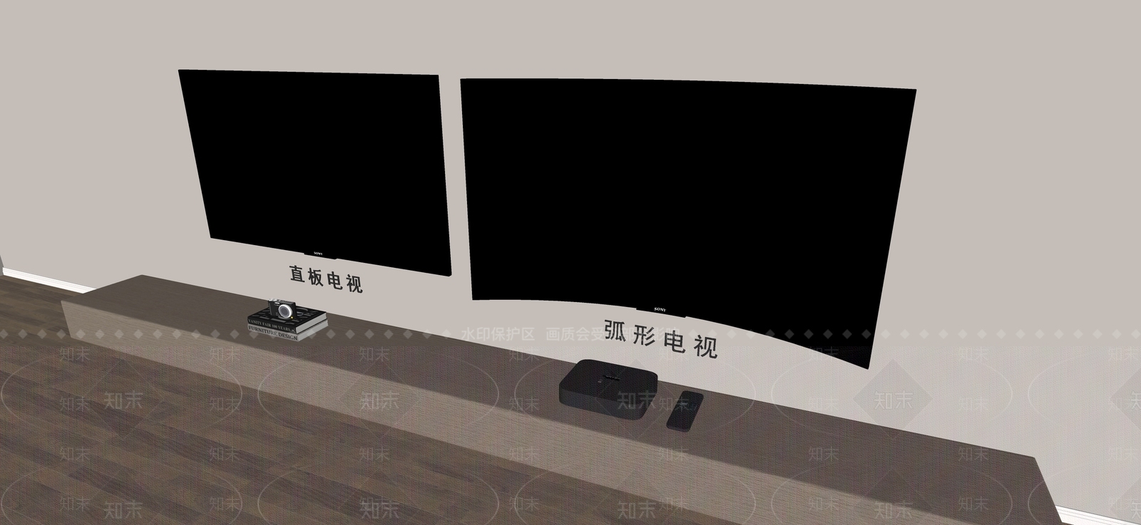 电视SU模型下载【ID:1146854077】