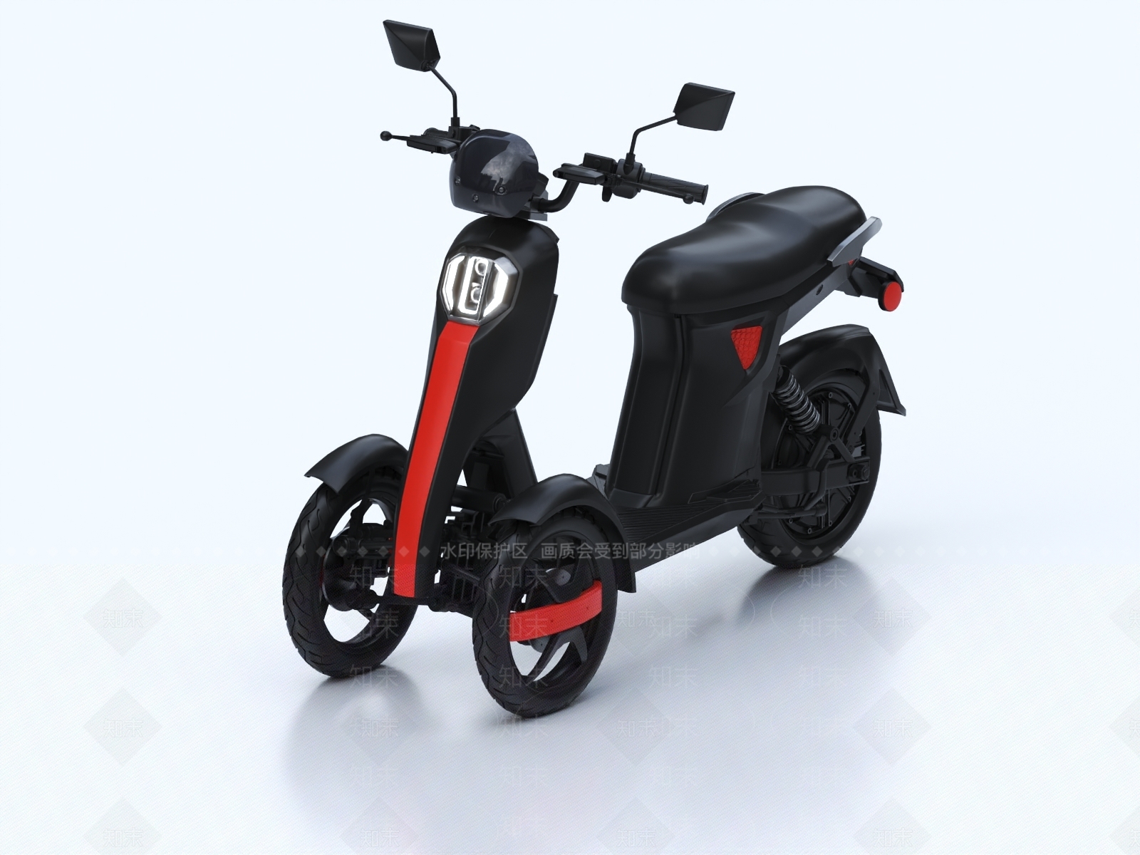 三轮车3D模型下载【ID:1146862950】