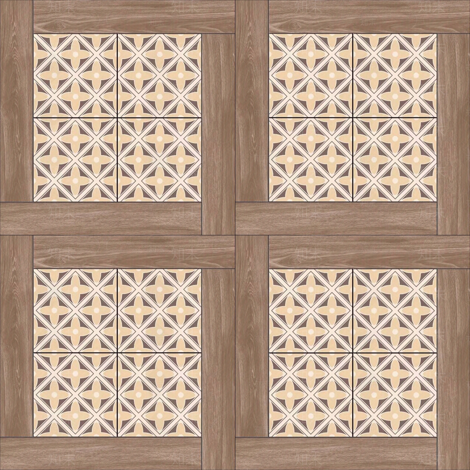 无缝田园风木纹砖贴图下载【ID:1146867111】