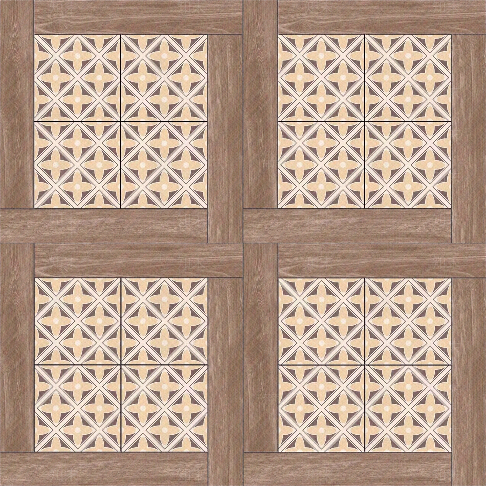 无缝田园风木纹砖贴图下载【ID:1146867104】