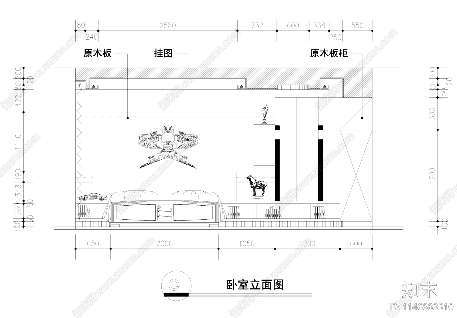 中式川西四层别墅民居建筑及室内家装cad施工图下载【ID:1146883510】