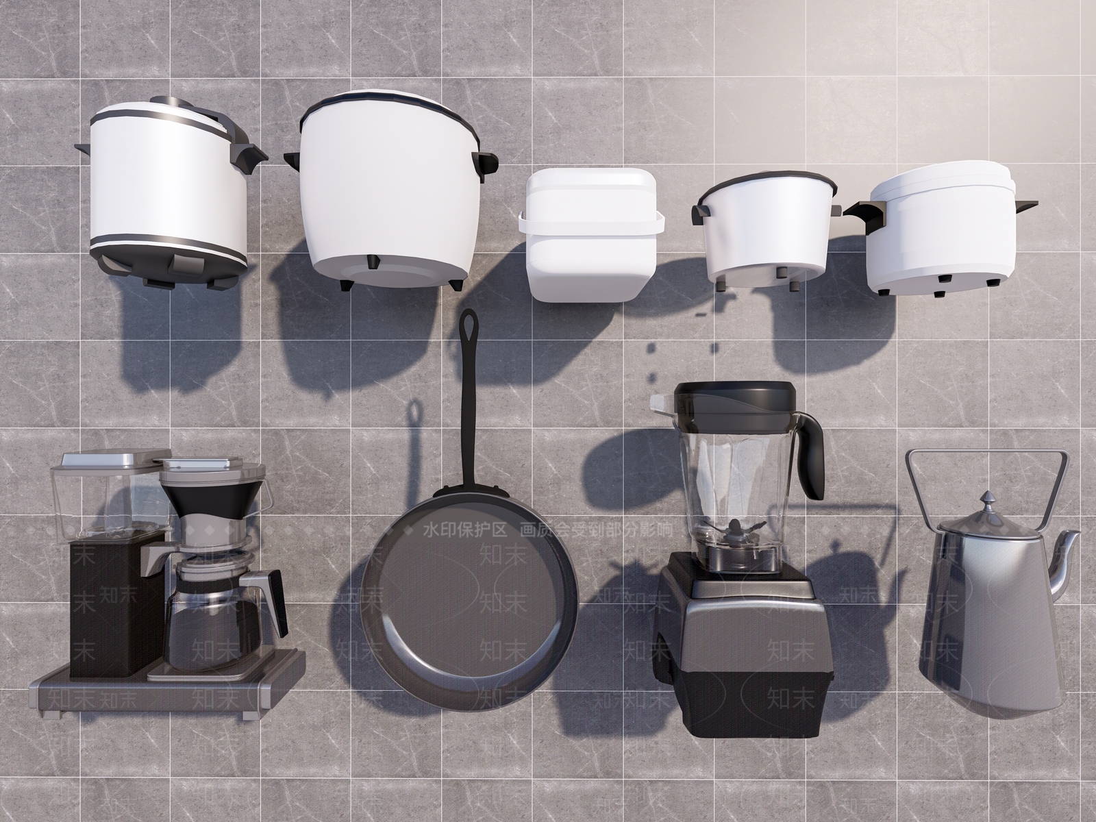 电饭煲SU模型下载【ID:1146900329】