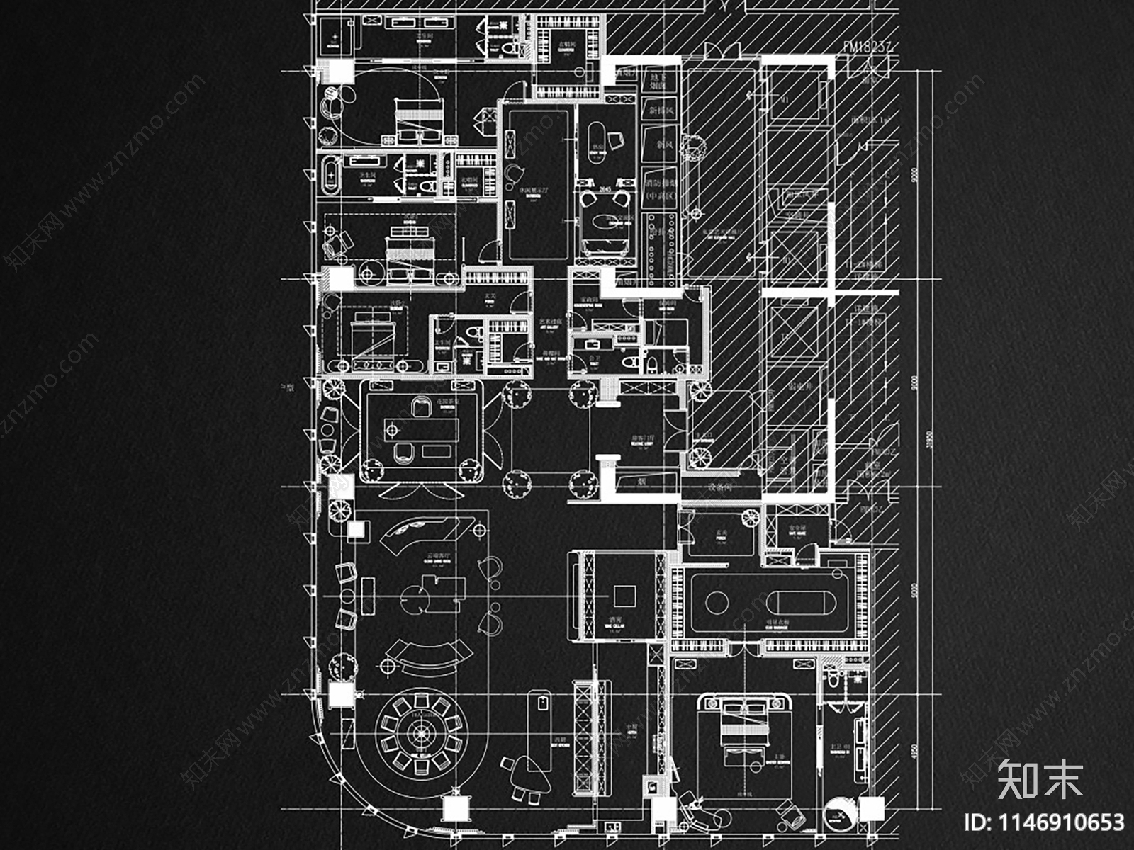 杭州七星潮鸣样800户型软装方案文本下载【ID:1146910653】